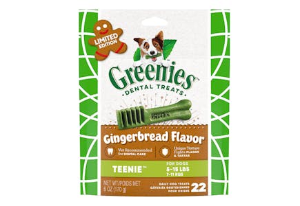 Greenies Gingerbread Chews