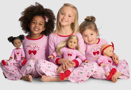 Matching Girl and Doll Pj's