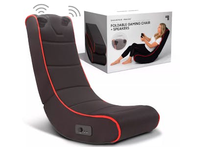Foldable Gaming Chair With Speakers