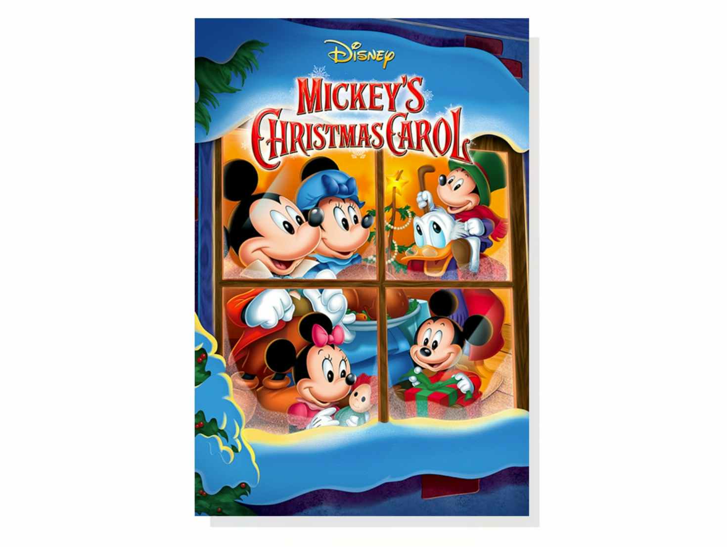 Movie poster for Mickey's Christmas Carol, one of the best Christmas movies on Disney Plus.