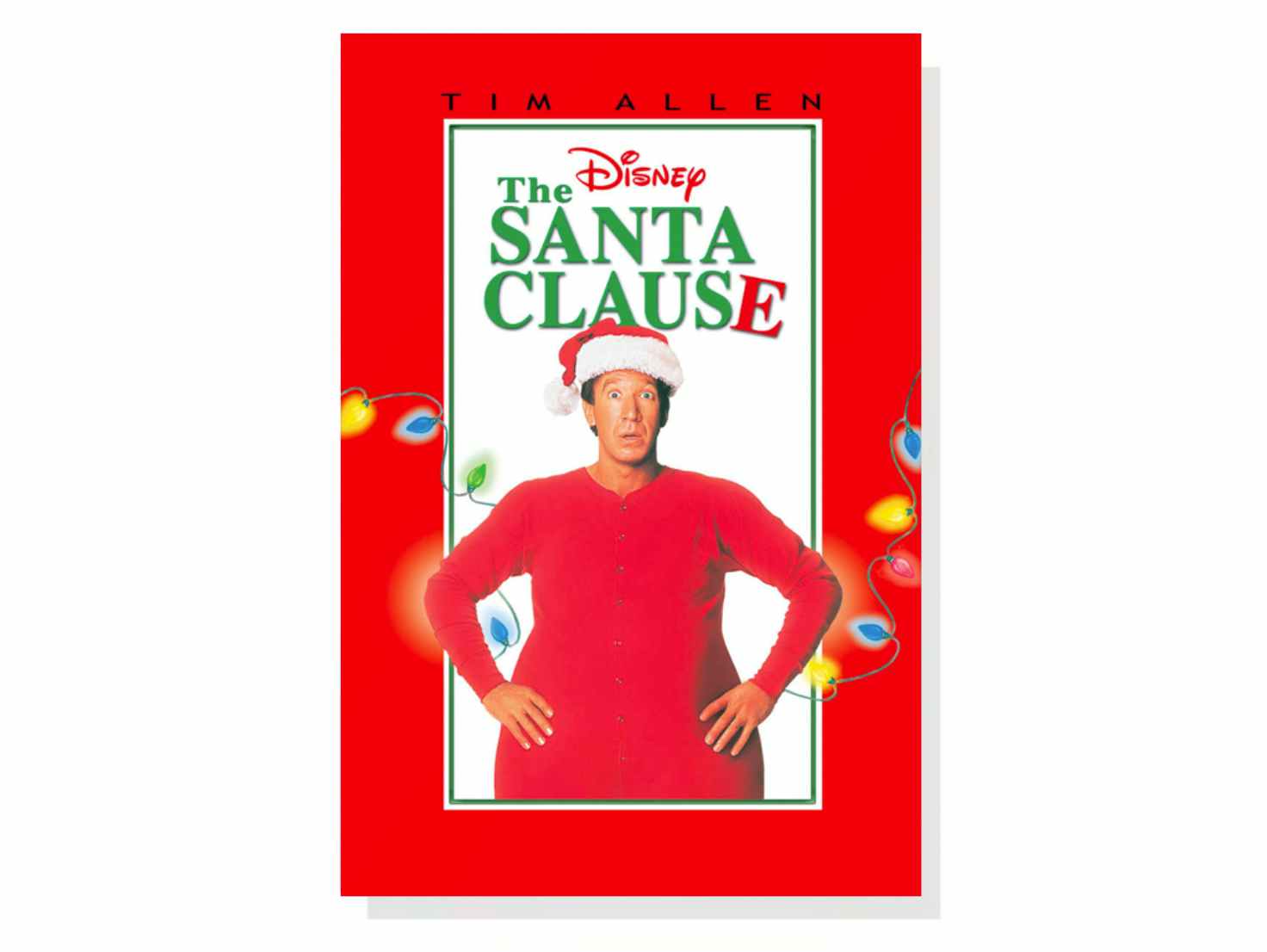Movie poster for The Santa Clause, one of the best Christmas movies on Disney Plus.