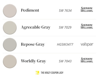 best gray interior paint colors