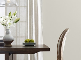 valspar repose gray walls in dining room