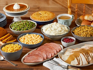 bob evans holiday christmas catered dinner