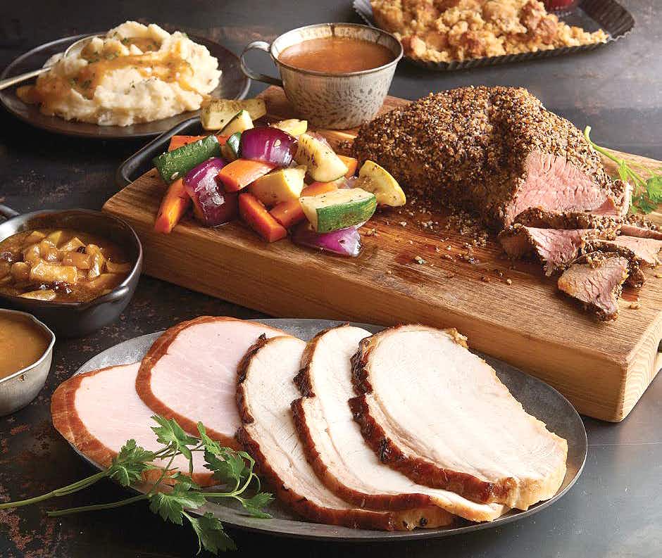 claim jumper holiday christmas catered dinner