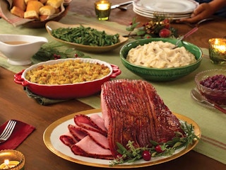 cracker barrel holiday christmas catered dinner