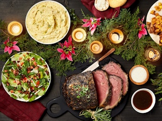 firebirds holiday christmas catered dinner