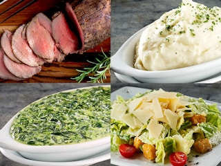 ruths chris steak house holiday christmas catered dinner