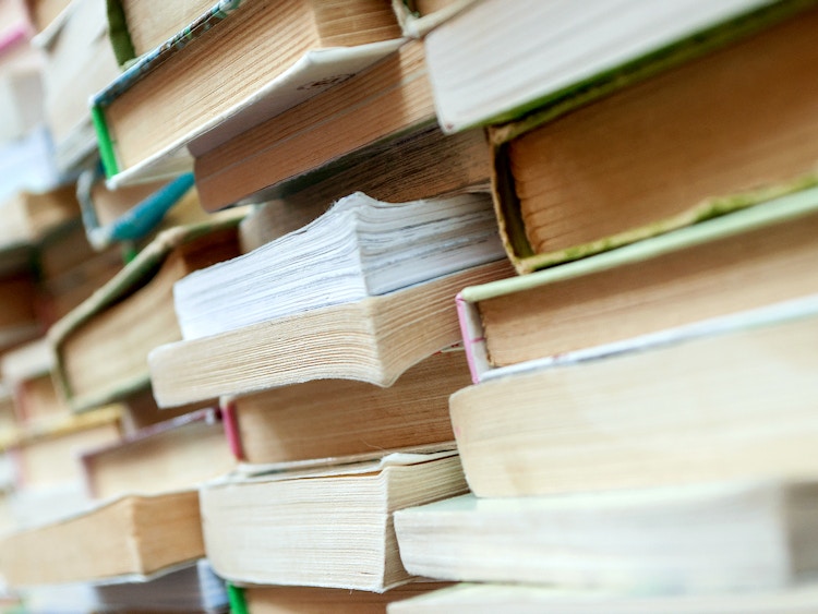stack of books