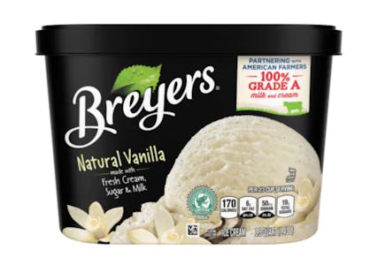 2 Breyers Ice Cream