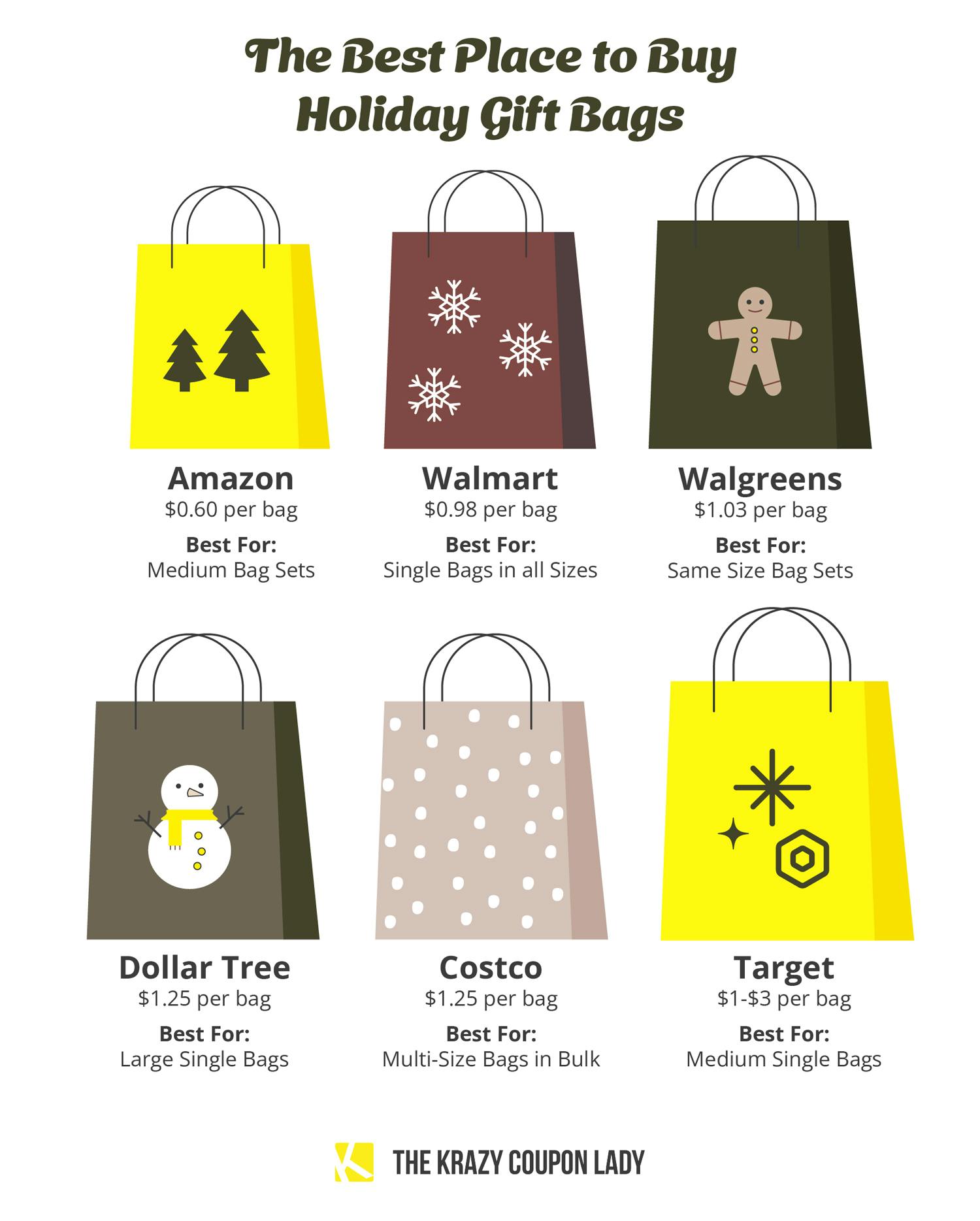 Especialidad póngase en fila Accor Here's Where to Buy Cheap Gift Bags This Holiday Season (2022) - The Krazy  Coupon Lady