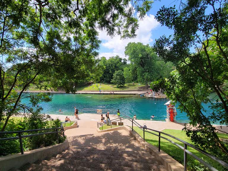 barton springs pool in austin texas