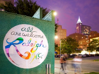 mural in downtown raleigh north carolina