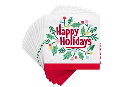 Wondershop "Happy Holidays" Napkin, 20-Pack