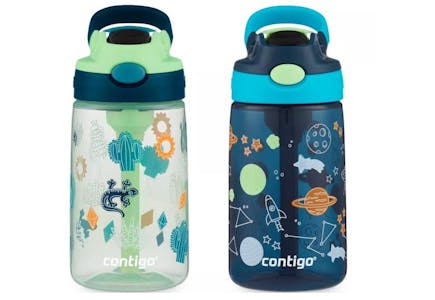 Contigo 2-Pack Plastic Kids' Water Bottles