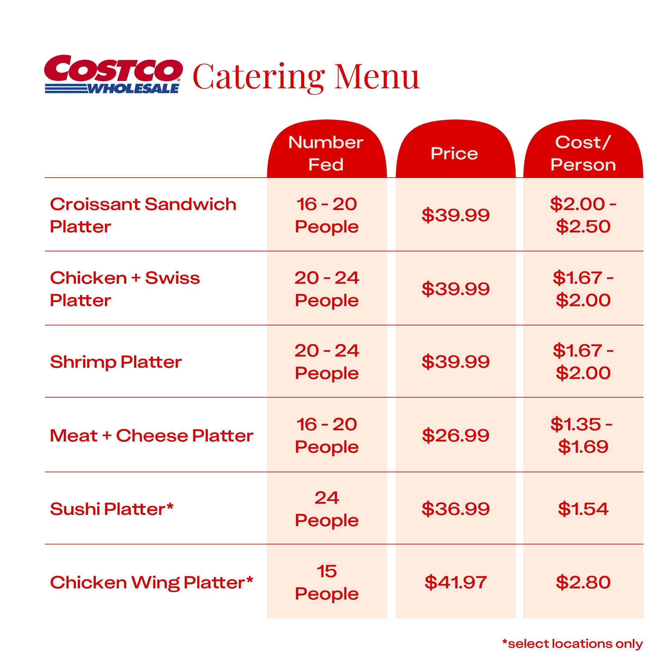 Costco Catering: How To Order & 2023 Prices - The Krazy Coupon Lady