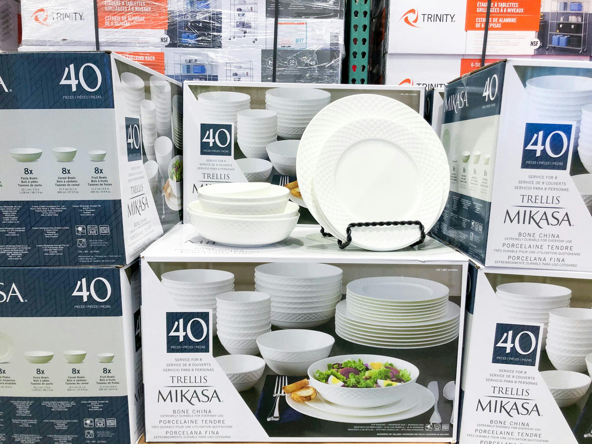 Mikasa 40-Piece Dinnerware Set, Just $85 At Costco (Reg. $110) - The ...