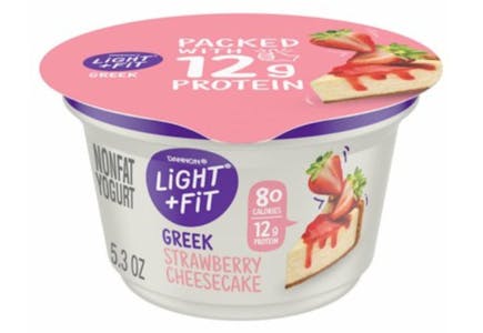 5 Dannon Greek Yogurt Cups