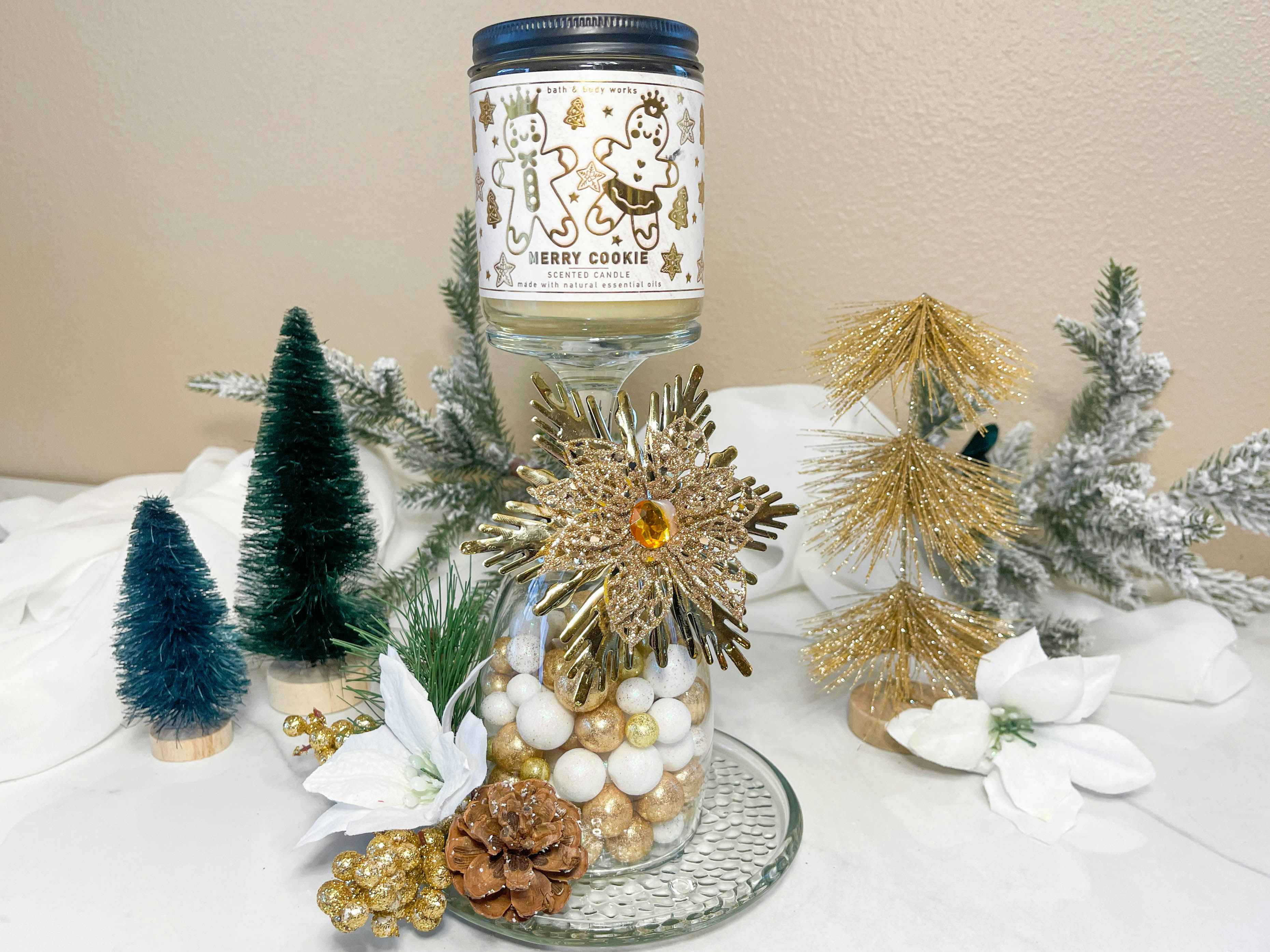 Dollar Tree Wine Glass Snow Globe Ornaments For The Win