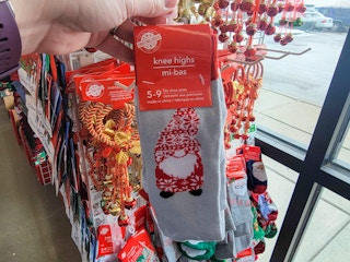 gnome christmas socks