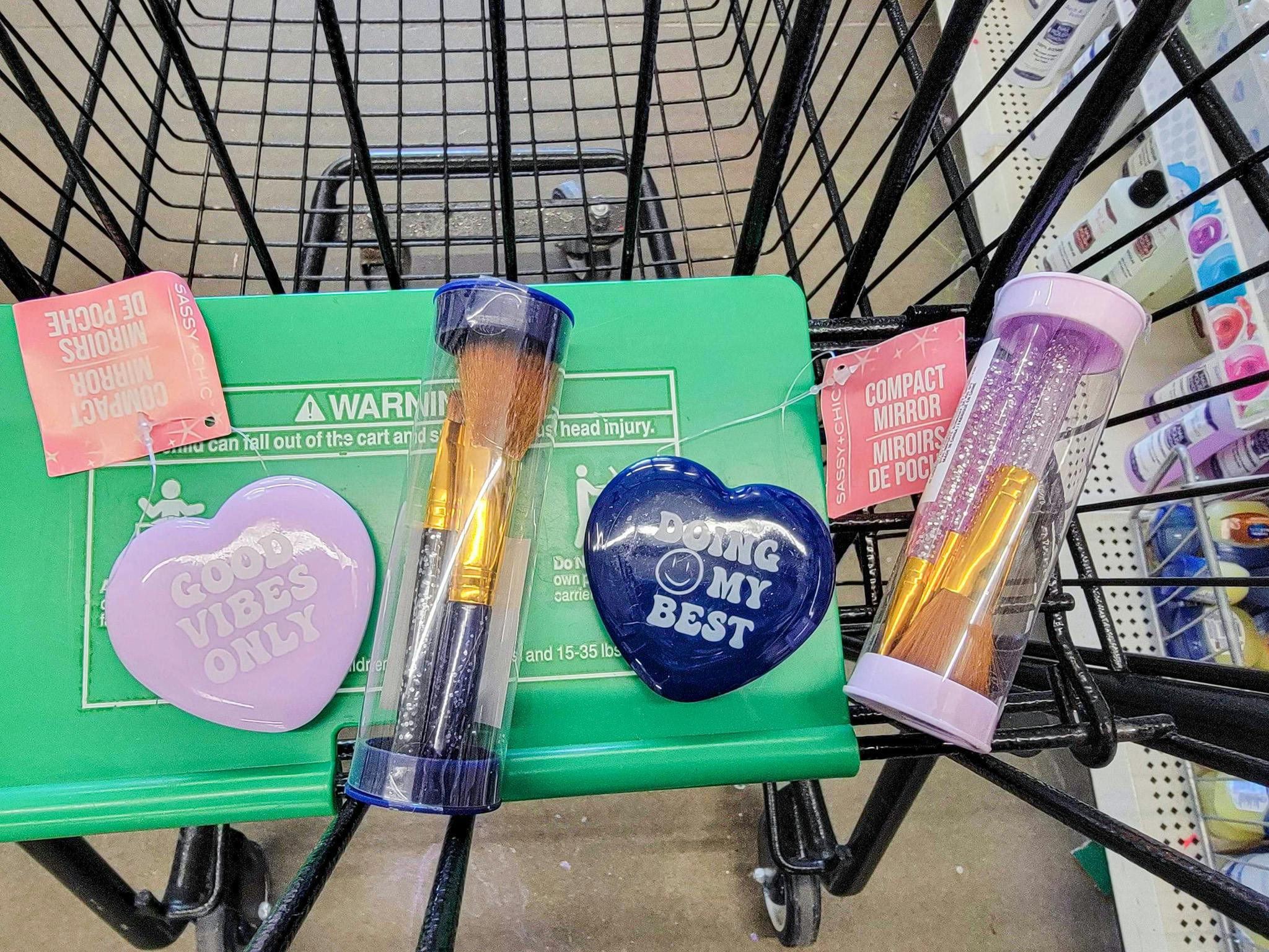 Makeup Brushes & HeartShaped Mirrors at Dollar Tree The Krazy Coupon