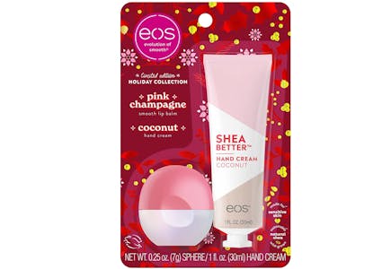 Eos Holiday Lip Balm and Hand Cream Gift Set