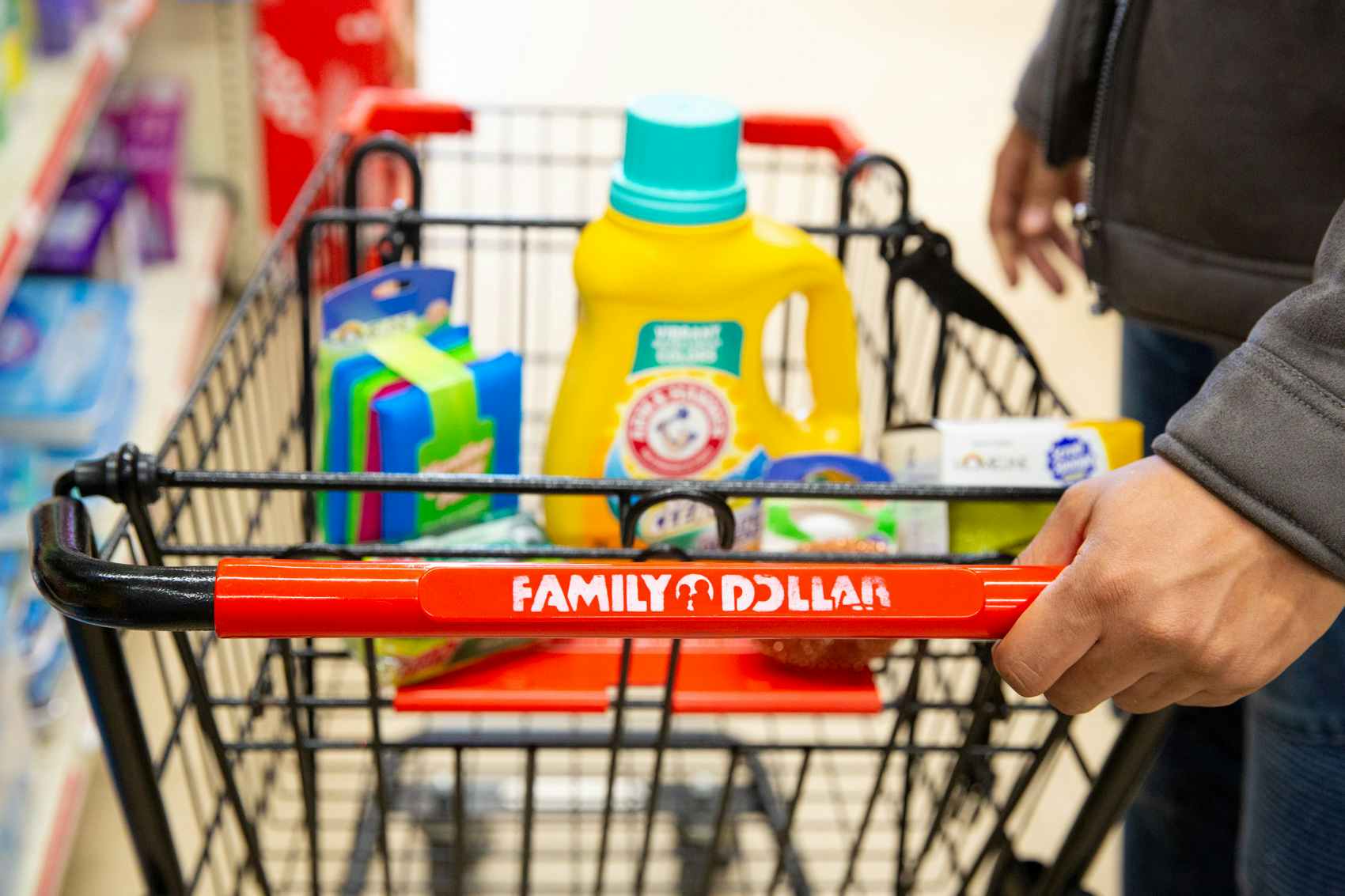 Family Dollar cart