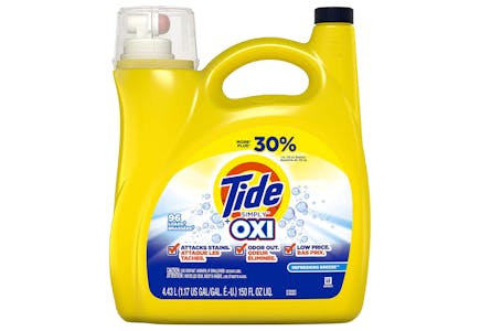 3 Tide Simply + Oxi Detergent
