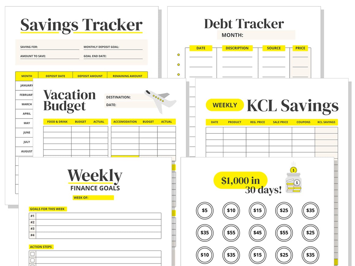 16 Free Budget Printables To Save More Money The Krazy Coupon Lady 16 Free Budget Printables To Save More Money The Krazy Coupon Lady