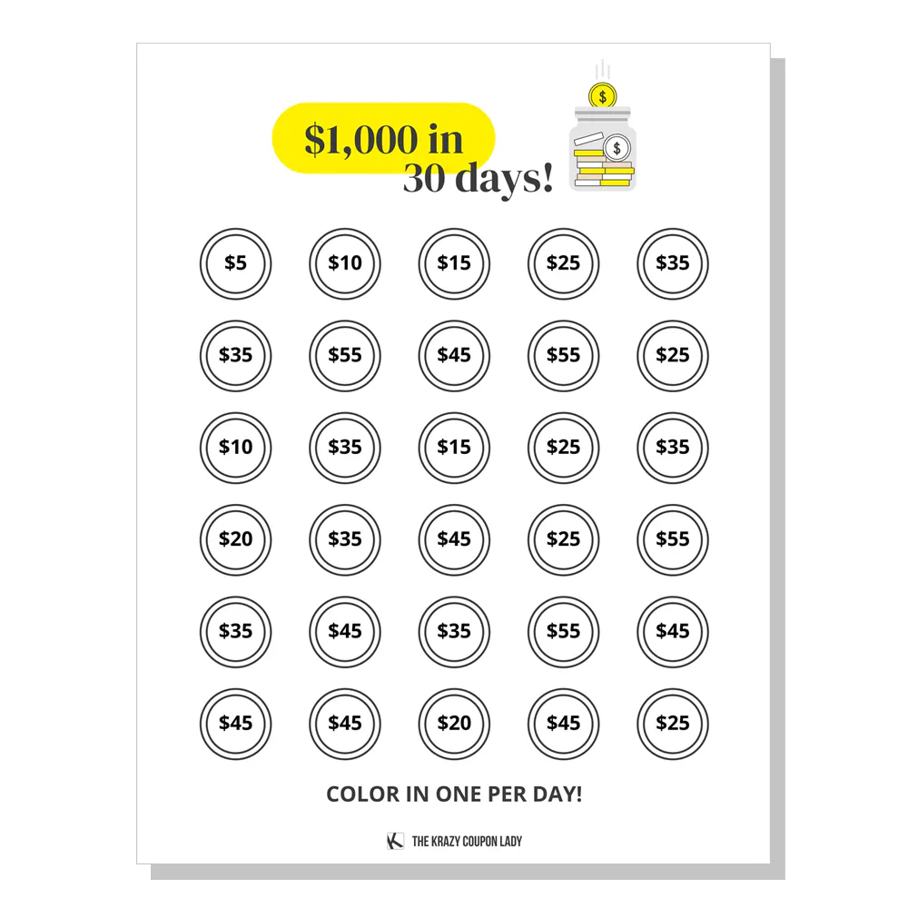 16 Free Budget Printables To Save More Money The Krazy Coupon Lady 16 Free Budget Printables To Save More Money The Krazy Coupon Lady