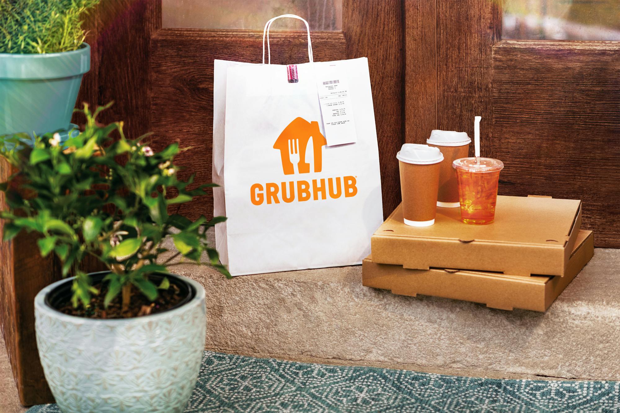 grubhub delivery order by front door
