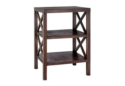 End Table with Shelves