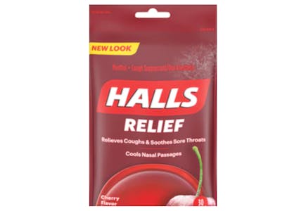 2 Halls Cough Drops
