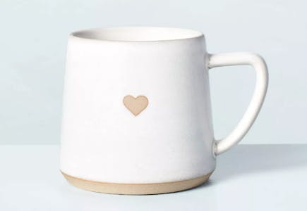 Hearth & Hand 13-Ounce Stoneware Heart Mug