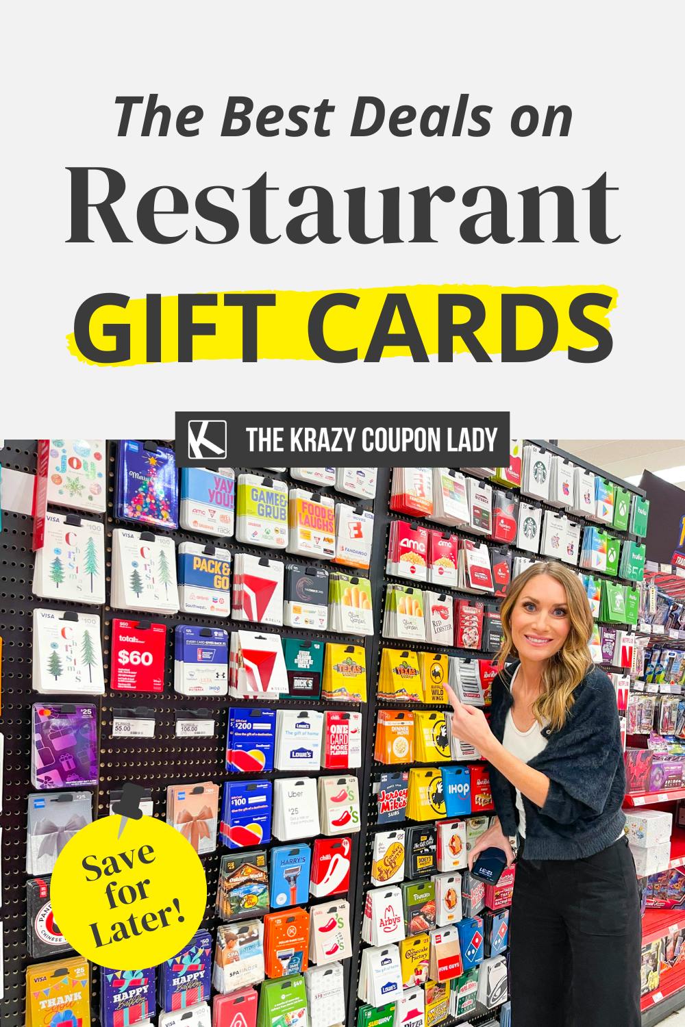 The Best Deals on Restaurant Gift Cards - March 2023 - The Krazy Coupon