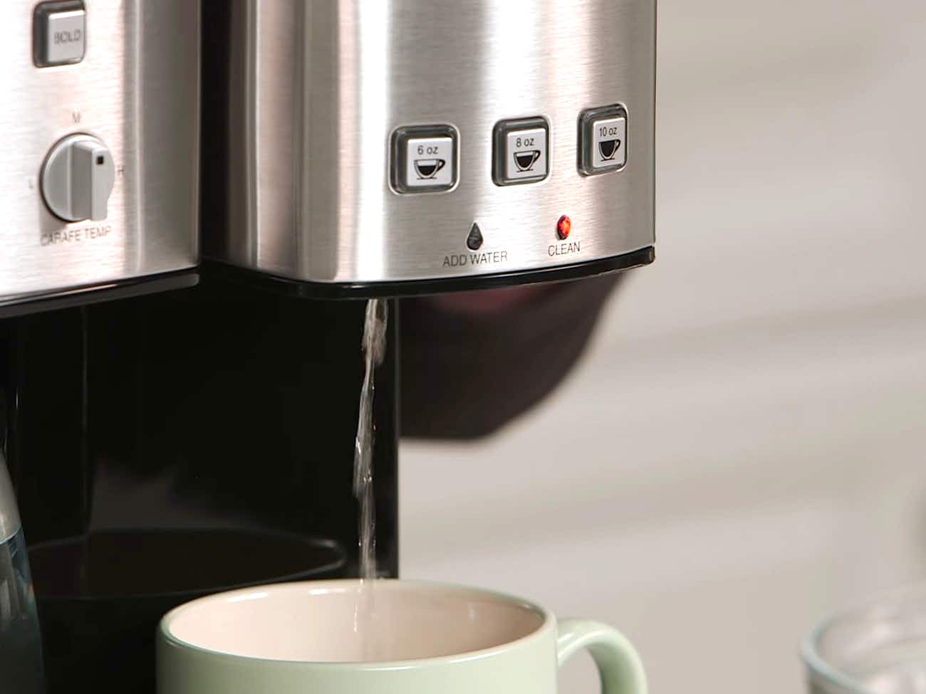 cuisinart coffee machine self-cleaning process