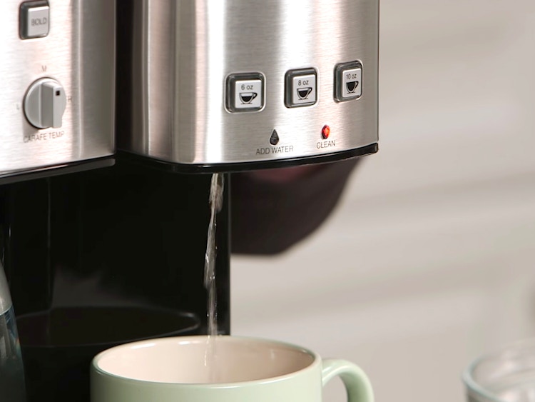 cuisinart coffee machine self-cleaning process