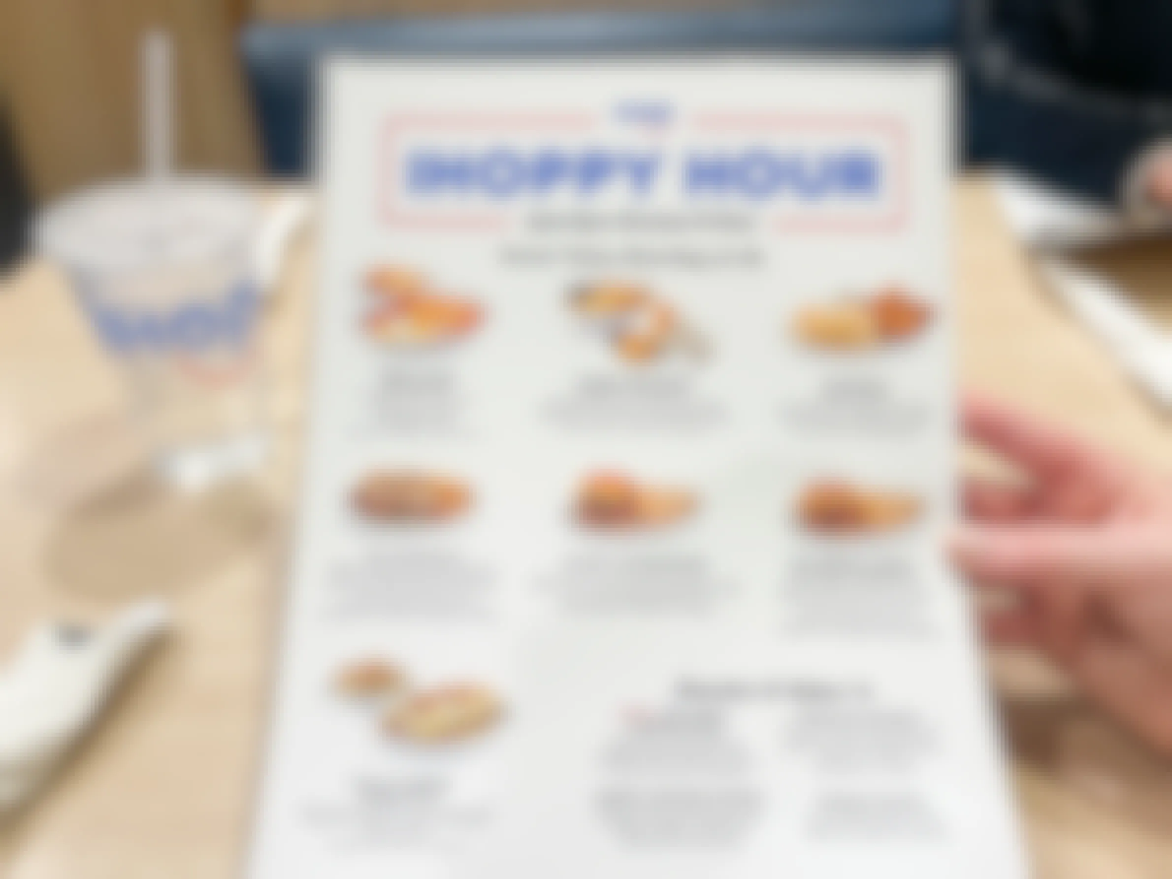 The IHOP IHOPPY HOUR menu showing the available specials