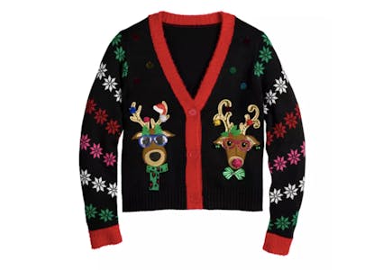 Women's Christmas Sweater Cardigan