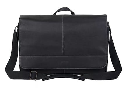 Leather Laptop & iPad Messenger Bag