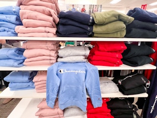 champion hoodies on shelf at kohl's
