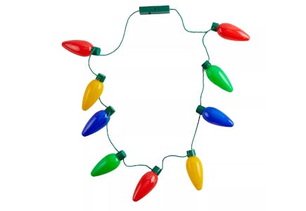 Light-Up Christmas Necklace