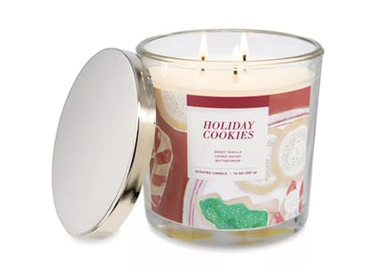 Holiday Cookies Candle Jar