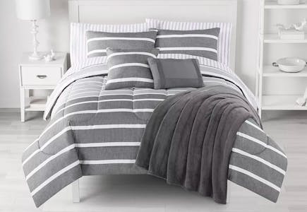  The Big One Heather Stripe Comforter Set