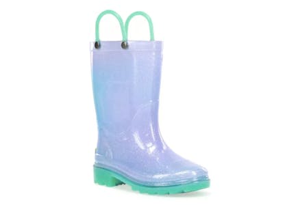 Glitter Ombre Light-Up Rain Boots