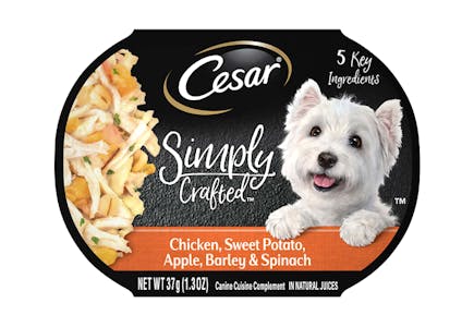 3 Cesar Simply Crafted Dog Food