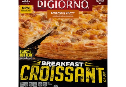 2 DiGiorno Breakfast Croissant Pizzas