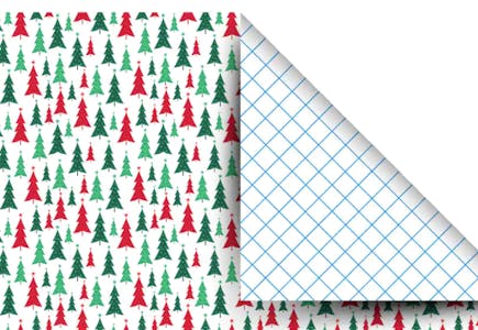 Whimsical Trees Gift Wrap, 100 sq ft