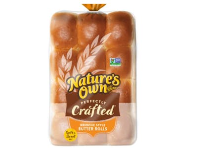 2 Packs of Nature's Own Rolls