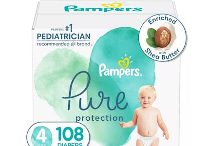 2 Pampers Diapers